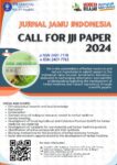Call for Papers: Indonesian Journal of Jamu, May-August 2024 Edition