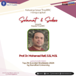 Congratulation to Prof. Dr. Mohamad Rafi, S.Si., M.Si.