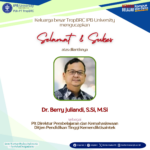 Congratulation to Dr. Berry Juliandi, S.Si., M.Si.