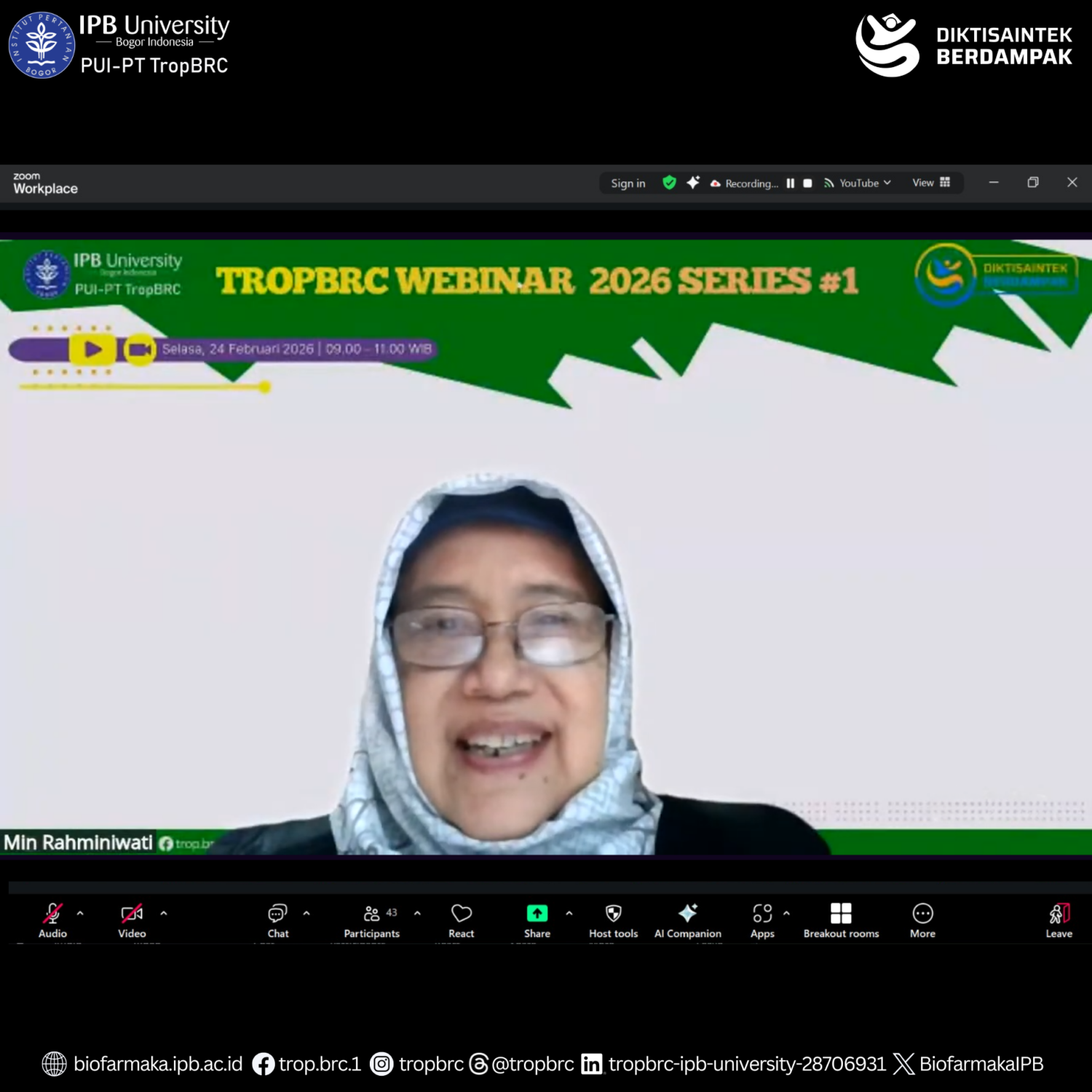 TropBRC Webinar 2026 Series #1