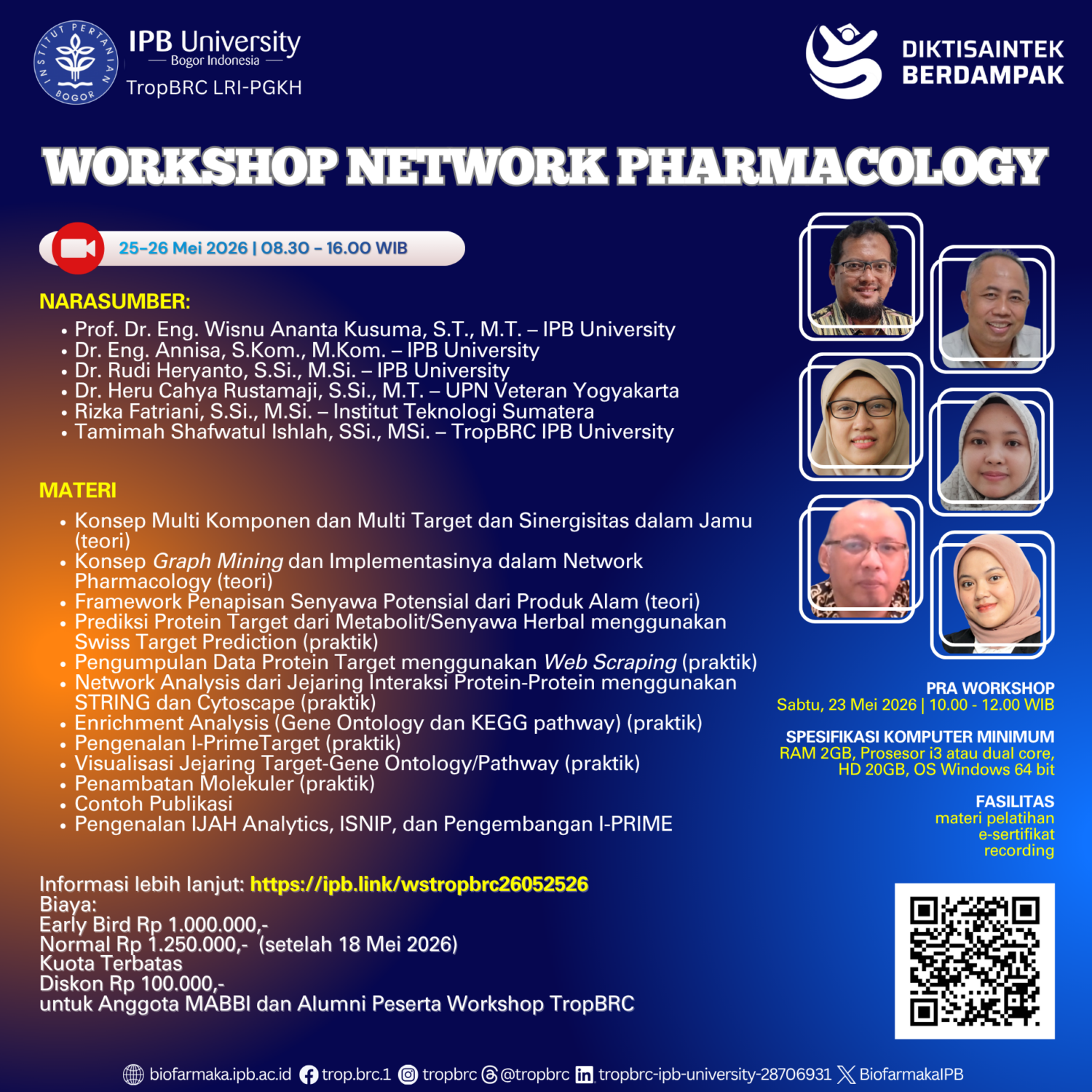 Info Workshop Network Pharmacology 2026
