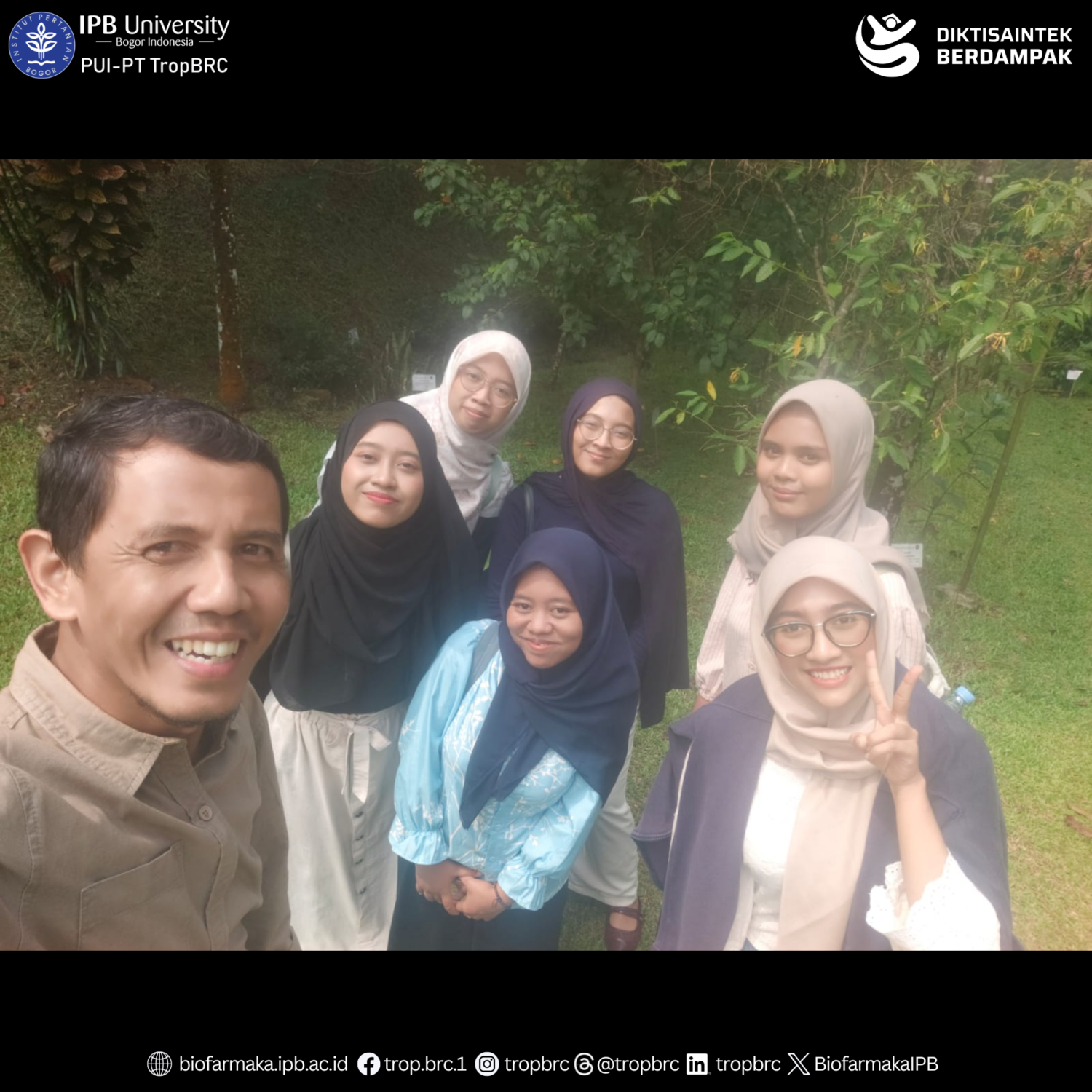 Internship Students Visit UKBB to Learn Medicinal Plant Research and Processing