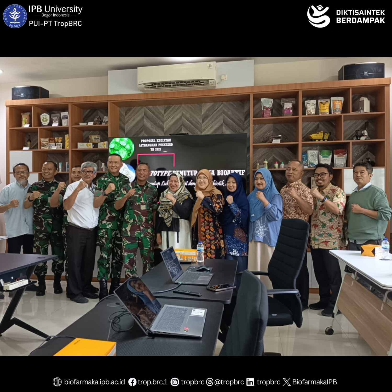 TropBRC Welcomes Puskesad Research Team and Indonesian Army Assessment Team for Potential Research Collaboration