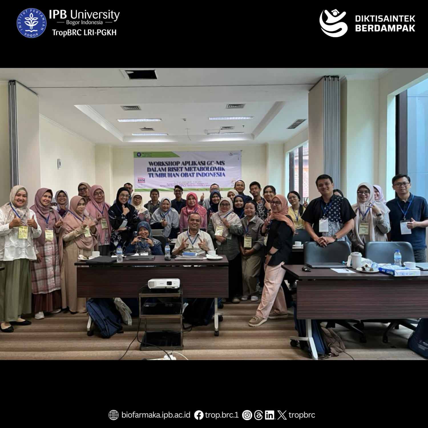 Workshop on GC-MS Applications in Metabolomics Research of Indonesian Medicinal Plants