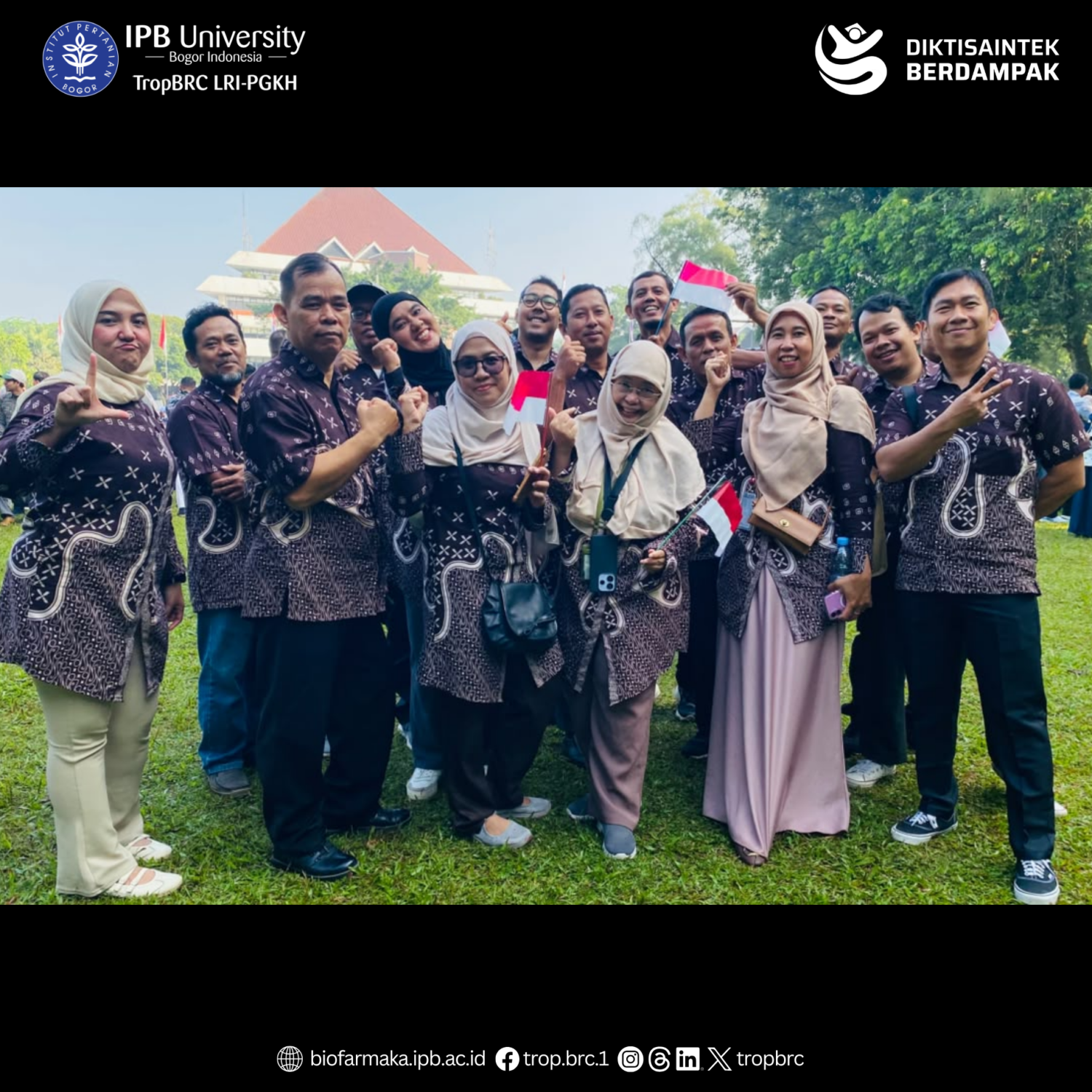 TropBRC Staff Attend 81st Indonesian Independence Day Ceremony