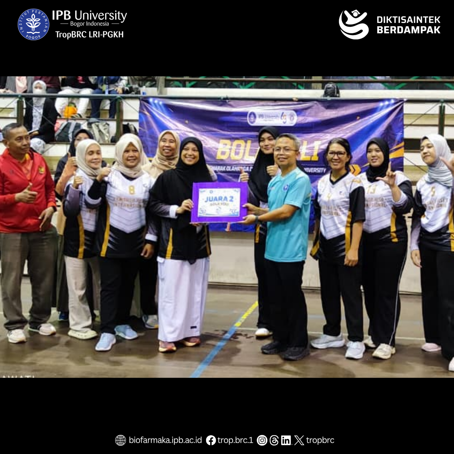 TropBRC Staff Win at the IPB Anniversary Sports Tournament